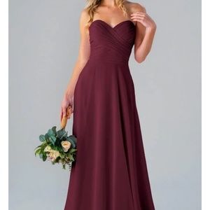 Kennedy Blue Bordeaux Lisa Bridesmaid Dress